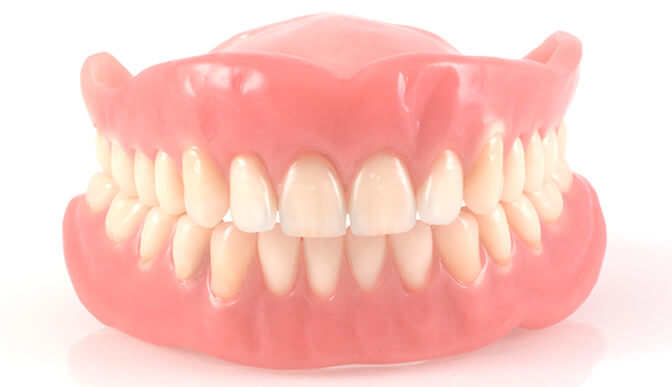 set of dentures