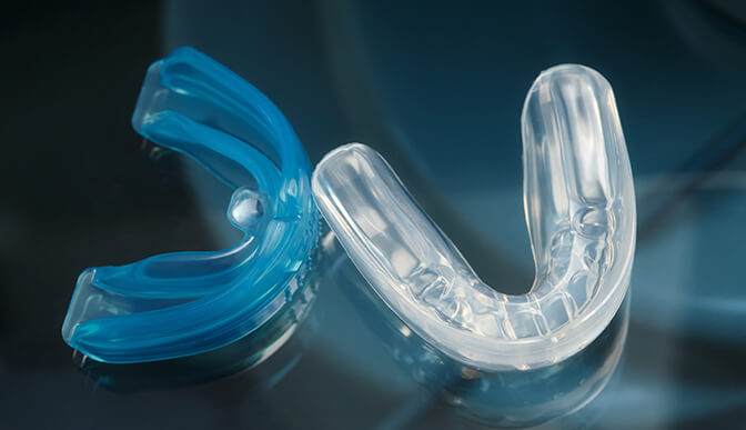 pair of mouthguards